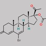 6-Bromo-Delta 6-Chloro-Acetoxyprogesterone CAS#: N/A