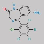 7-Amino Clonazepam D4 CAS#: 1215070-96-4