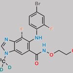 Binimetinib-13C-d3 CAS#: N/A