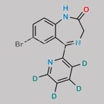 Bromazepam D4 CAS#: 1185022-85-8