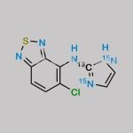 Dehydro Tizanidine-13C,15N2 CAS#: N/A