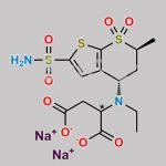 Dorzolamide Maleic Acid Adduct mixture of diastereomers CAS#: N/A
