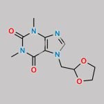 Doxofylline CAS#: 69975-86-6