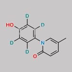 N-(4-Hydroxyphenyl)-5-methyl-2-1H-pyridone D4 CAS#: 1188263-50-4