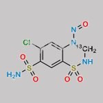 N-Nitroso Hydrochlorothiazide-13C CAS#: N/A