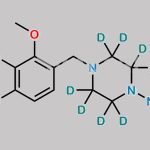 N-Nitroso Trimetazidine-D8 CAS#: N/A