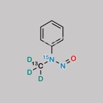 N-Nitrosomethylphenylamine 13CD3 15N CAS#: N/A