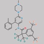 Netupitant d6 CAS#: 2070015-31-3
