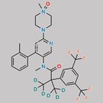 Netupitant N -Oxide d6 CAS#: 2070015-12-0