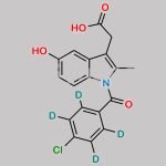 O-Desmethyl Indomethacin D4 CAS#: 1189916-55-9
