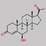 Progesterone 6-Beta-Hydroxy Impurity CAS#: 604-19-3