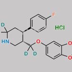 rac trans-Paroxetine-d4 Hydrochloride CAS#: 1217753-24-6