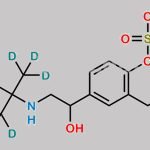 Salbutamol 4-o-Sulfate D9 CAS#: N/A