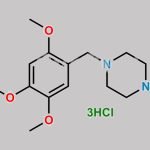 Trimetazidine EP Impurity E (3HCl) CAS#: N/A
