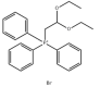 Structure of (2,2-diethoxyethyl)triphenylphosphonium bromide CAS 51605-46-0