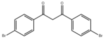 Structure of 1,3-bis(4-bromophenyl)propane-1,3-dione CAS 33170-68-2
