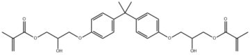 Structure of BIS-GMA CAS 1565-94-0