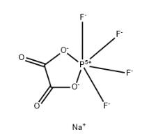 Structure of Sodium tetrafluoroxalate phosphate CAS 1085277-61-7