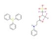 Structure of Triphenyl sulfonium 1,1,3,3,3-pentafluoro-2-(3-(N-phenylamino))propionyloxy-1-sulfonate CAS 1451961-31-1