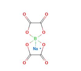 Structurre of Sodium bis(oxalate)borate CAS 83145-77-1