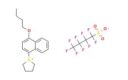 Structure of 1-(4-Butoxy-1-naphthalenyl)tetrahydro-thiophenium perfluorobutanesulfonate CAS 209482-18-8