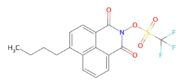 Structure of 6-butyl-1,3-dioxo-1H-benzo[de]isoquinolin-2(3H)-yl trifluoromethanesulfonate CAS 1610827-31-0