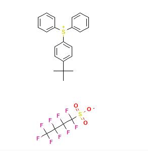 Structure of TBPDPS-PFBS CAS 258872-05-8