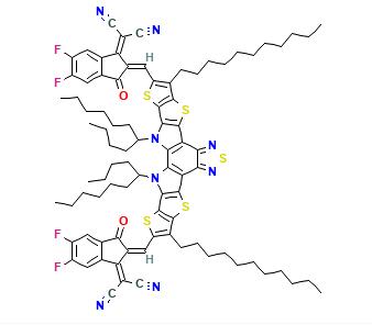 Structure of Y12 (BTP-4F-12) CAS 2389125-23-7