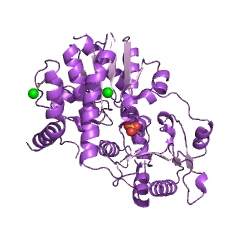 Example Structure of vancomycin aglycone glucosyltransferase EC#: 2.4.1.310